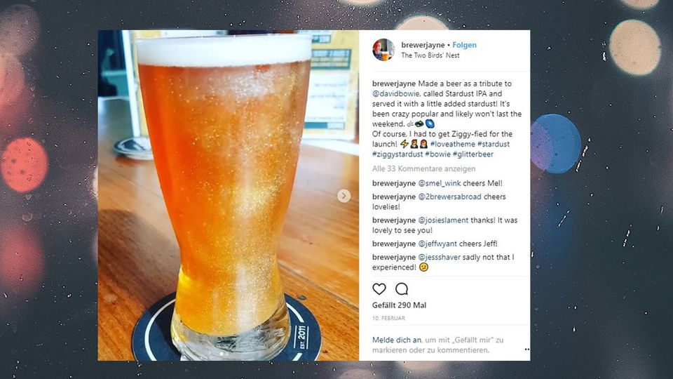 #GlitterBeer: Bling-Bling: In den USA gibt's jetzt Bier, das glitzert