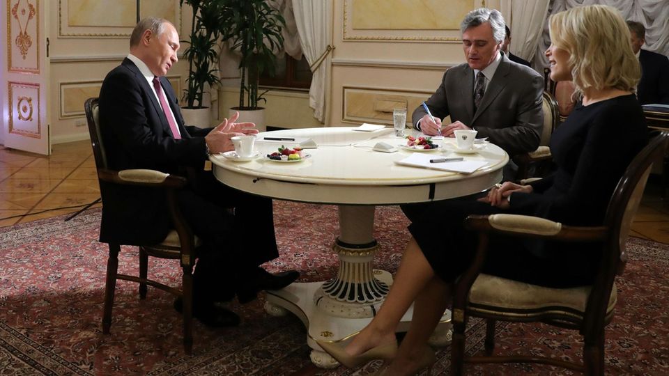 Megyn Kelly befragt Putin zu "Russia-Gate". "Na und?" ist Putins häufigste Antwort Megyn Kelly befragt Putin zu "Russia-Gate". "Na und?" ist Putins häufigste Antwort