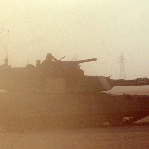 Us Army Tank in Iraq War