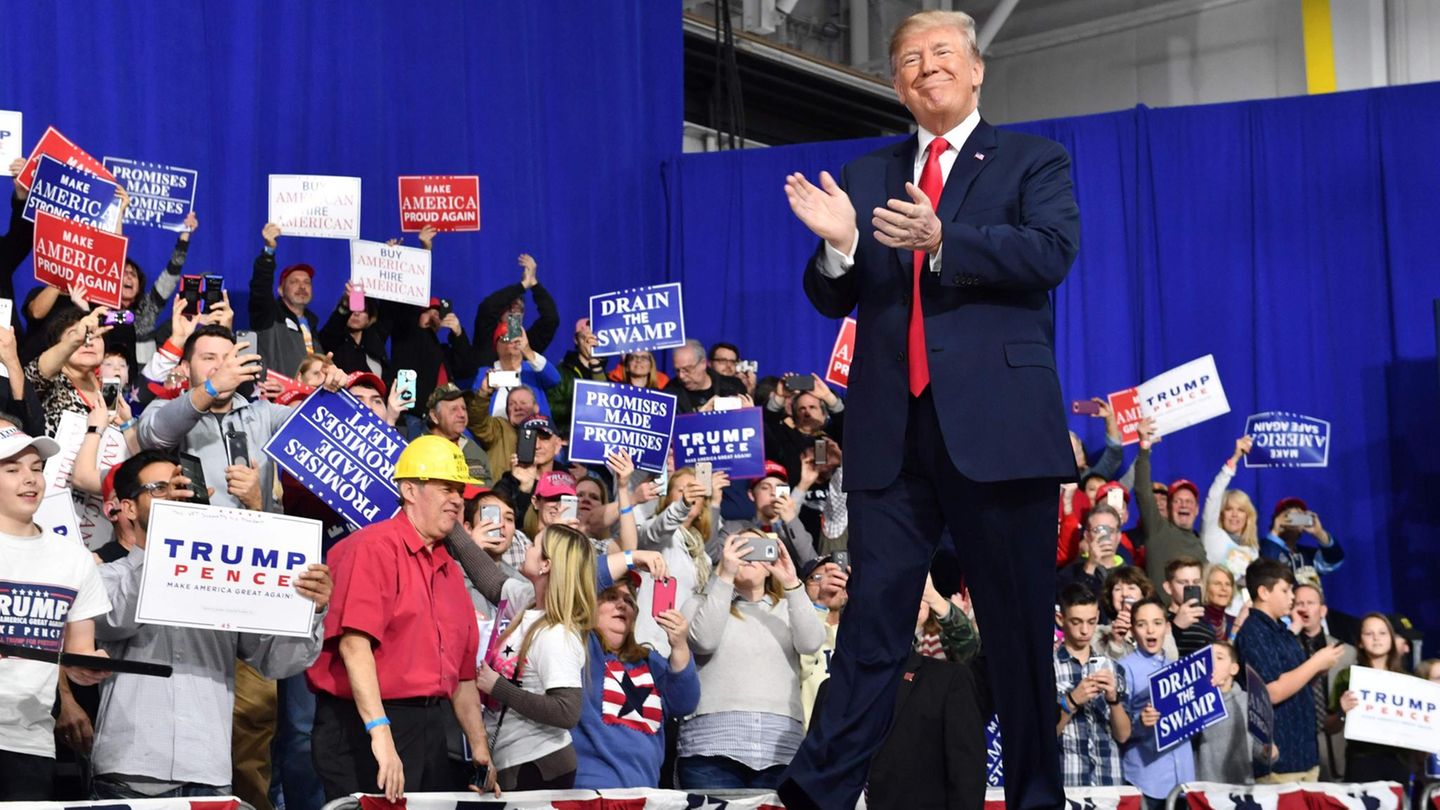 Donald Trump lässt sich feiern