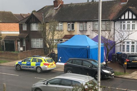 Ein Wohnhaus in Südwesten von London: Hier wurde Nikolai Gluschkow tot aufgefunden