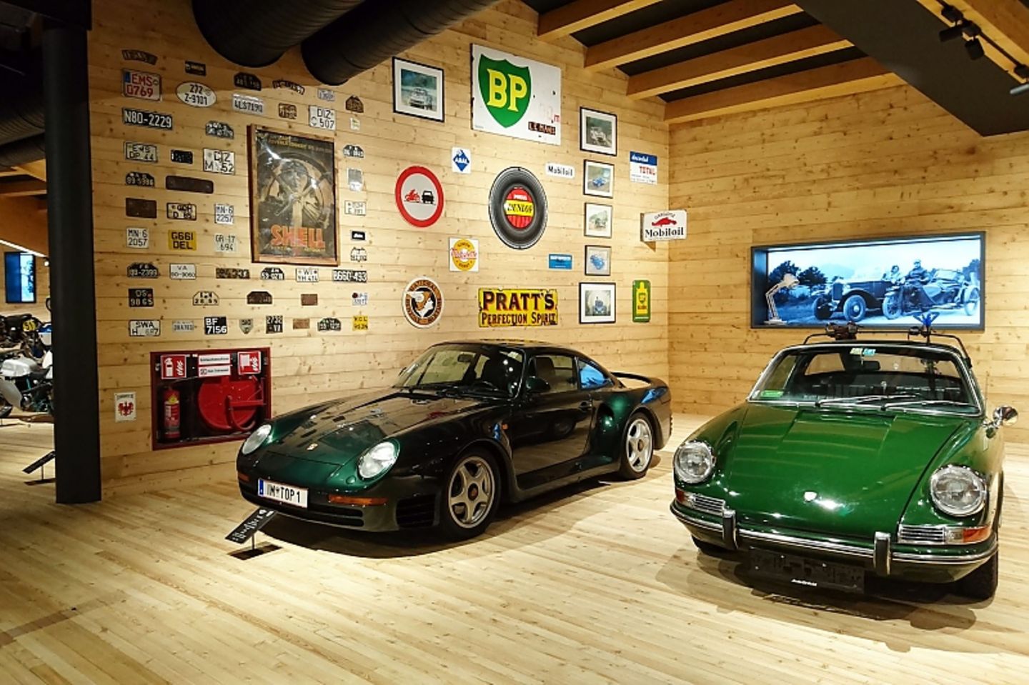 Porsche 911 Targa von 1967 und Porsche 959 von 1988