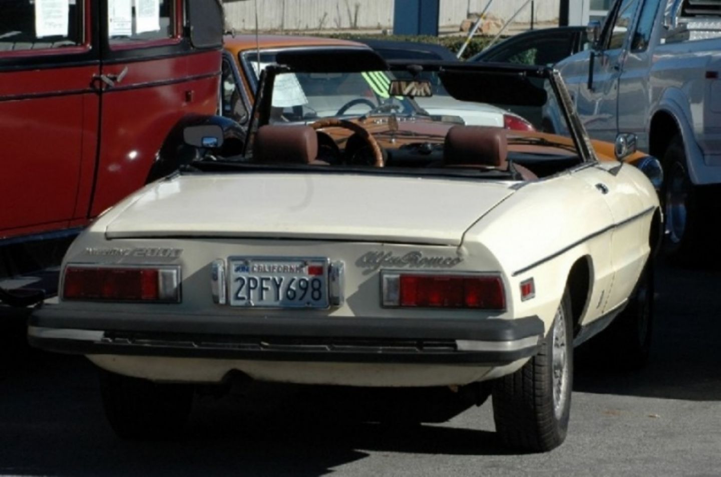 Alfa Spider in Kalifornien