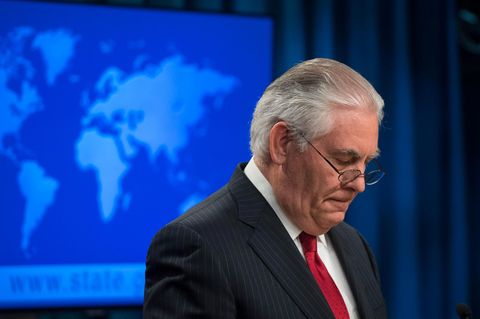 Rex Tillerson nimmt Abschied nach seinem Rauswurf