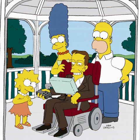 Stephen Hawking bei den Simpsons