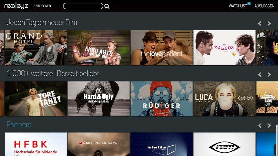 Streaming: Realeyz aus Berlin hat sich Independent-Filmen verschrieben Realeyz aus Berlin hat sich Independent-Filmen verschrieben