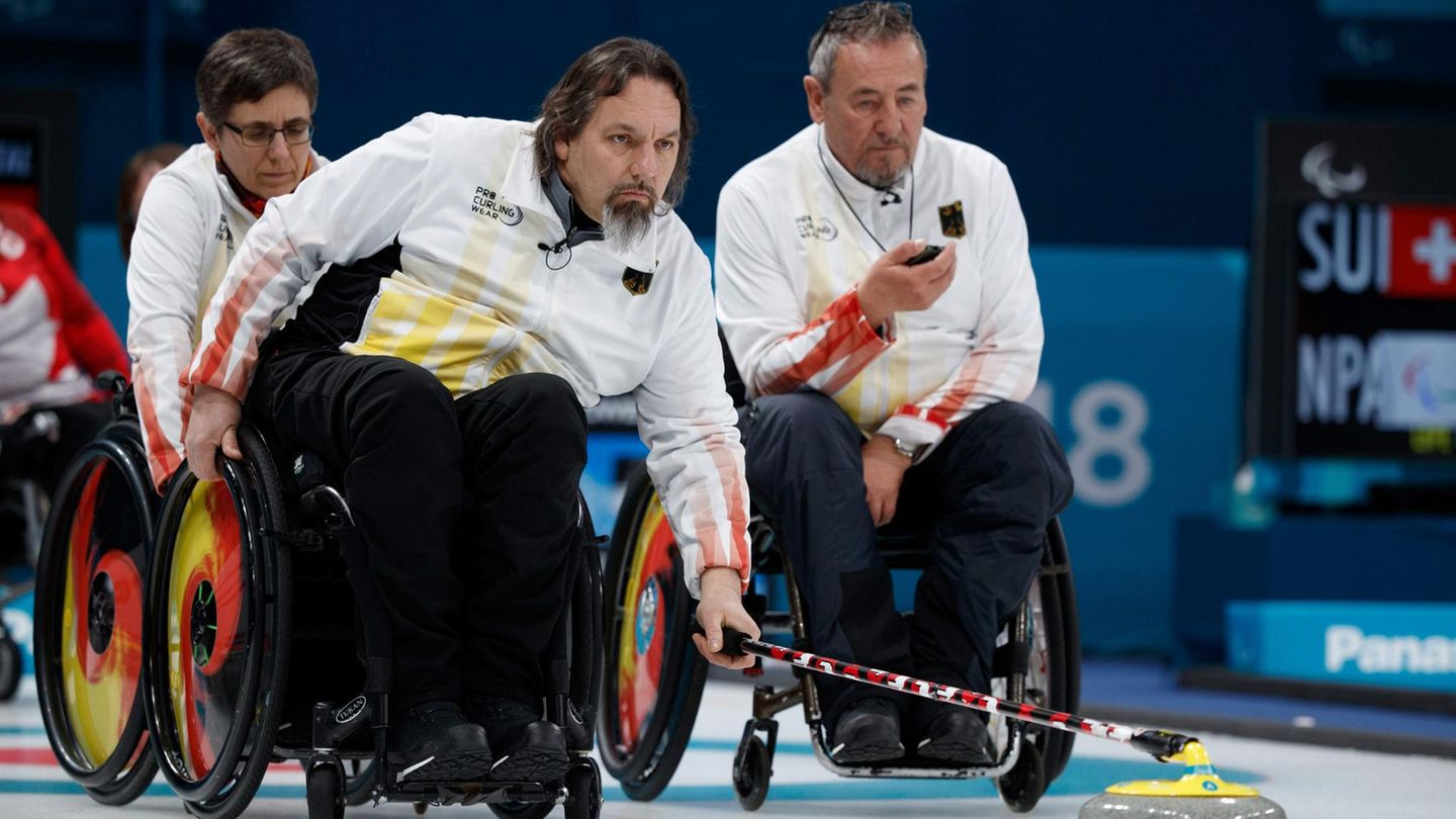 Die deutschen Rollstuhl-Curler bei den Paralympics 2018