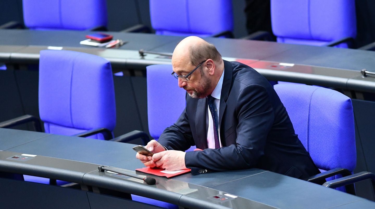 Martin Schulz im Bundestag