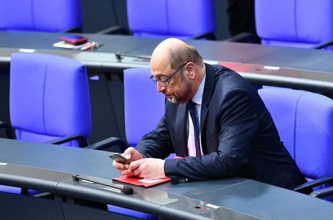 Martin Schulz im Bundestag