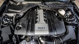 Der V8 im Ford Mustang 5.0 V8 GT Cabriolet lieferte 450 PS