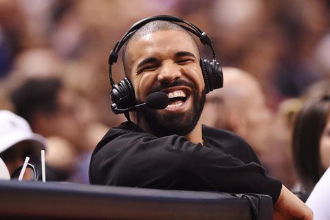 Rapper Drake am lachen
