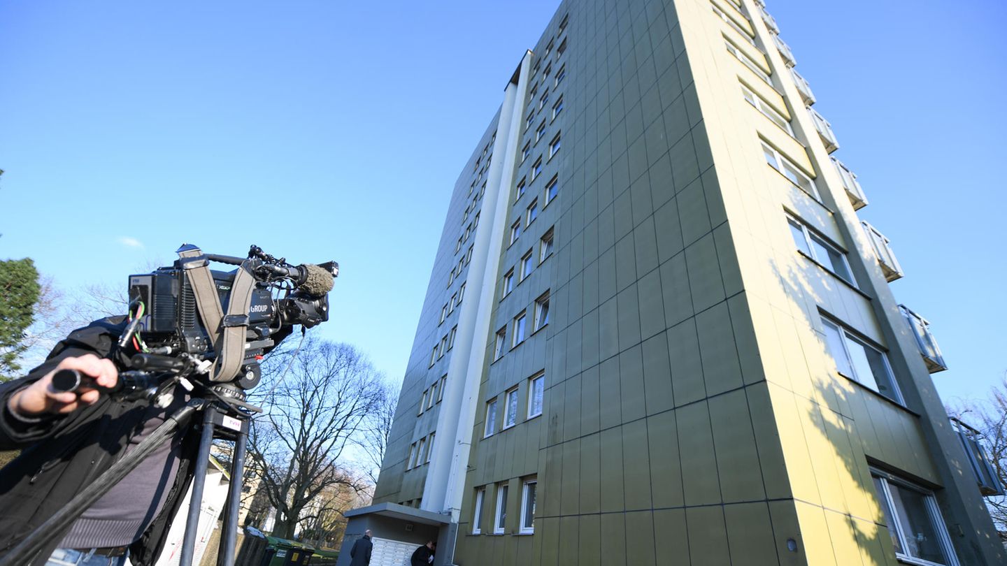 In diesem Wohnhaus in Offenbach wurde der mutmaßliche Entführer von Unternehmersohn Markus Würth festgenommen