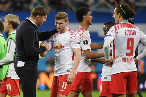 Hat sich im Gegensatz zum BVB in die Runde der letzten Acht in der Europa League gekämpft: der RB Leipzig