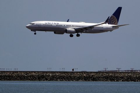 Flugzeug der Fluglinie United Airlines