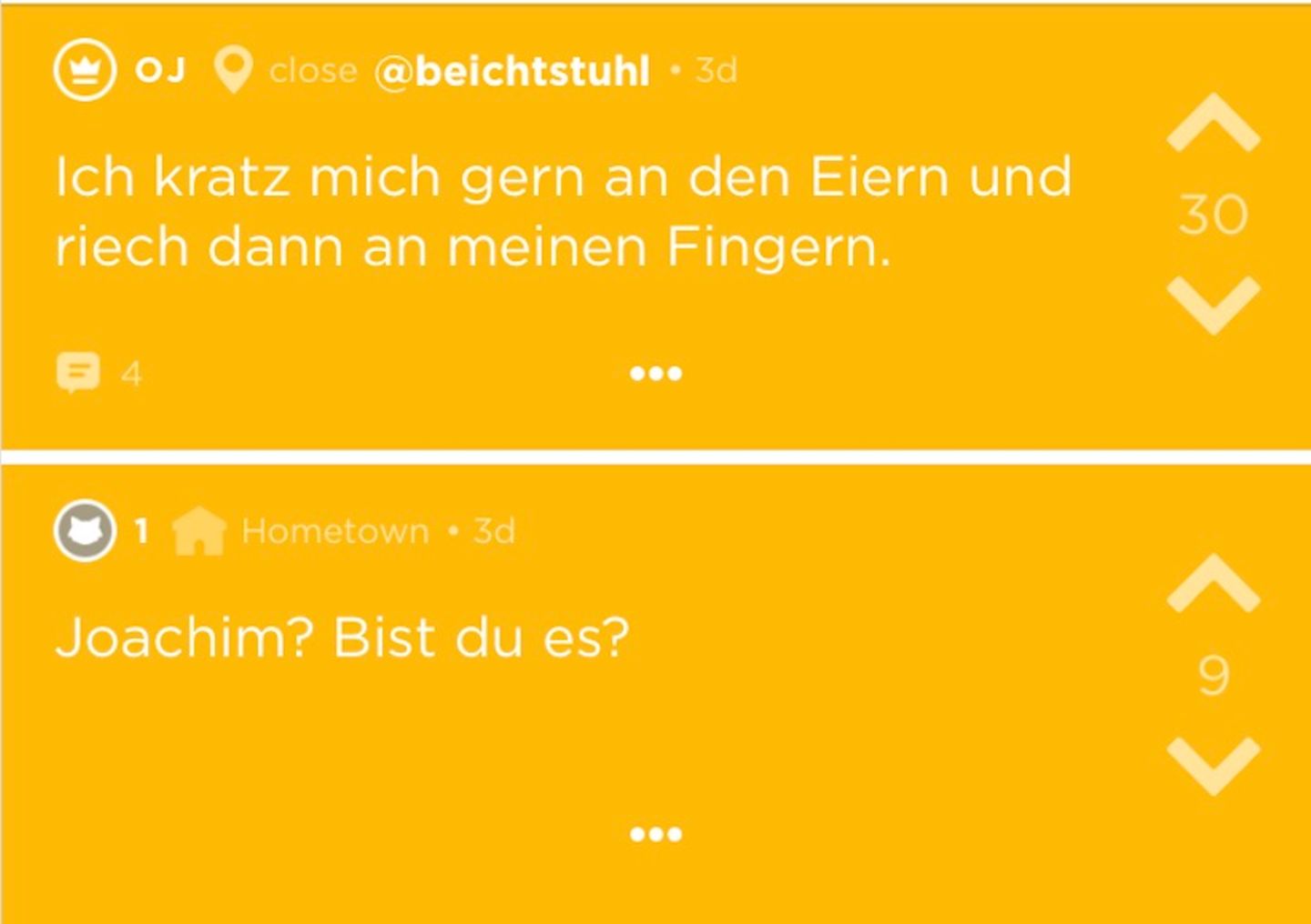Die Jodel-Beichten der Woche