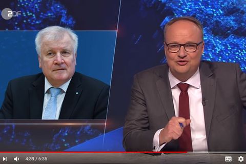 Oliver Welke knöpft sich in der heute-show Horst Seehofer vor