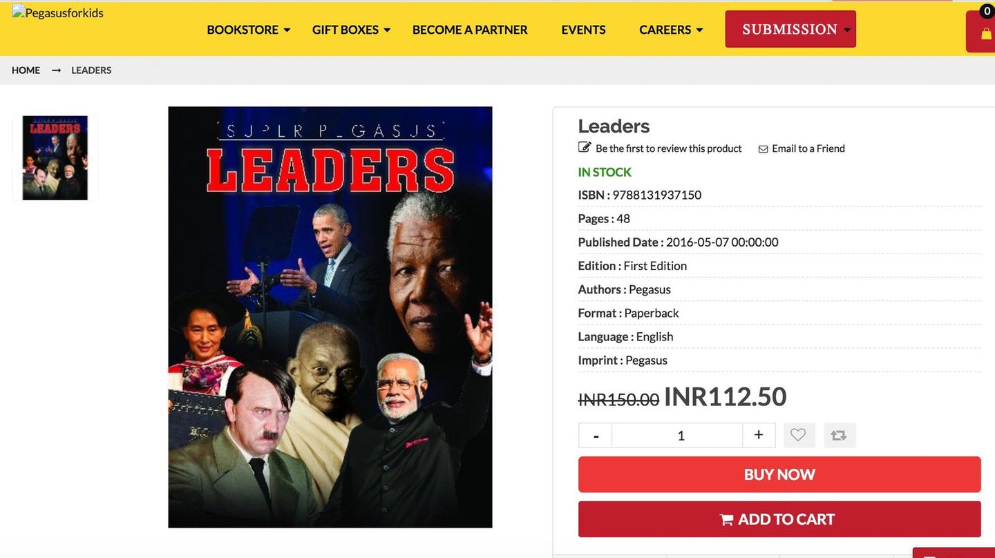 Adolf Hitler: In Indien zählt man ihn zu den größten Herrschern