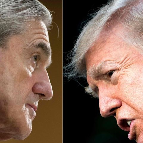 FBI-Sonderermittler Robert Mueller (l.) untersucht mögliche Russland-Verbindungen von US-Präsident Donald Trump