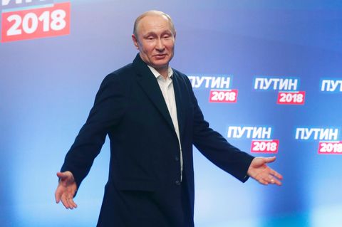 Russlands wiedergewählter Präsident Wladimir Putin