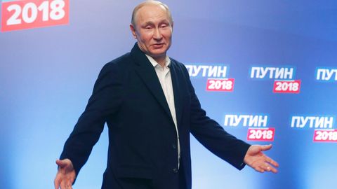 Russlands wiedergewählter Präsident Wladimir Putin