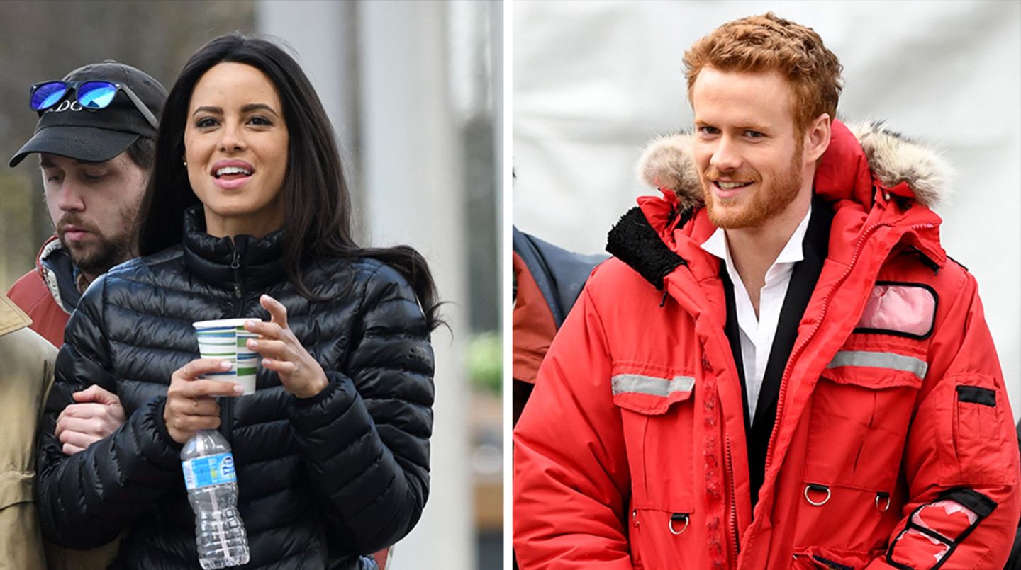 Schauspieler Parisa Fitz-Henley und Murray Fraser spielen Meghan und Prinz Harry im Lifetime Movie "Harry und Meghan"