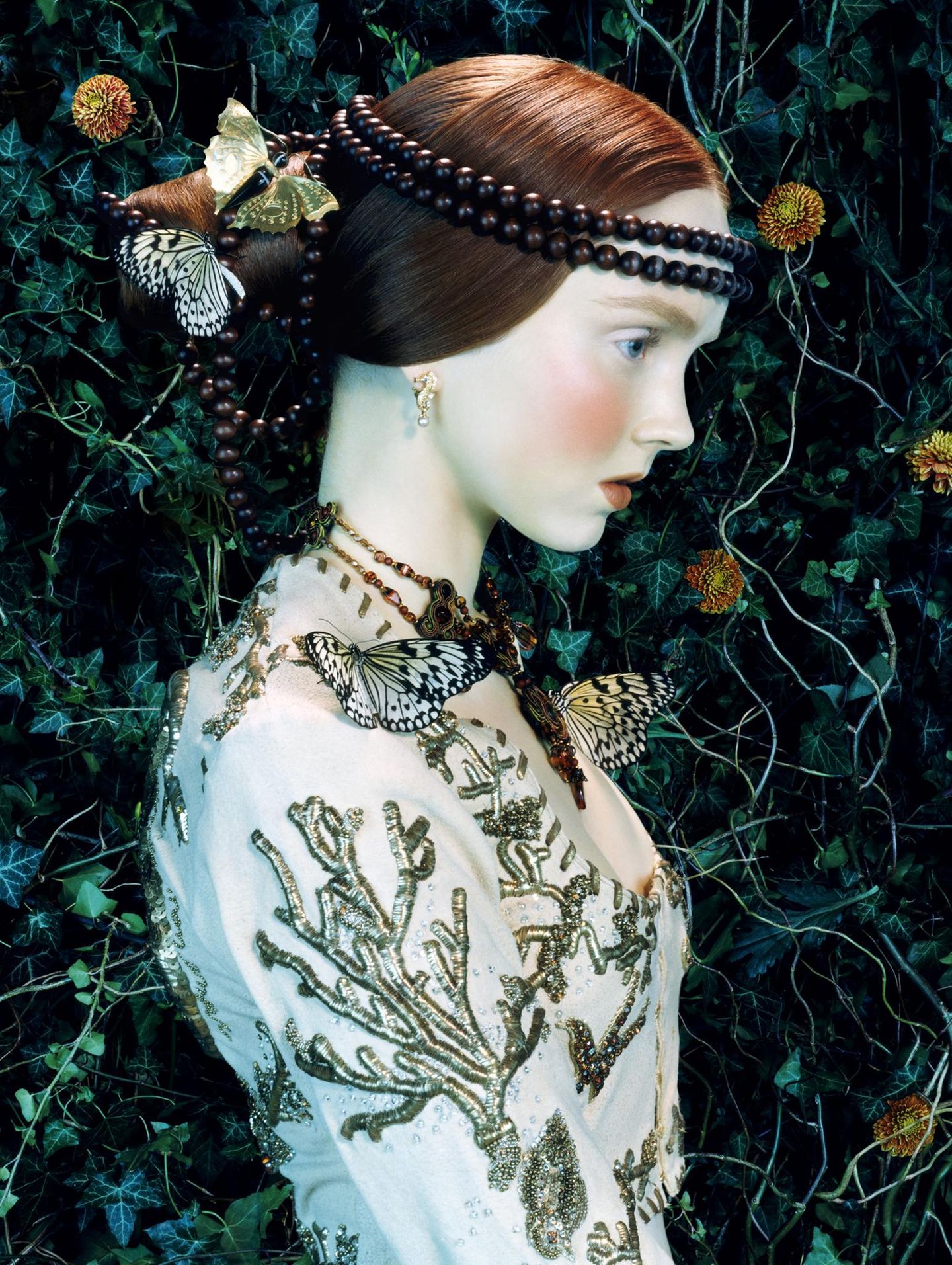 "Like a Painting#1" (2005) ist inspiriert vom französischen Maler Ingres – und ein Portrait von Lily Cole, Model und Schauspielerin