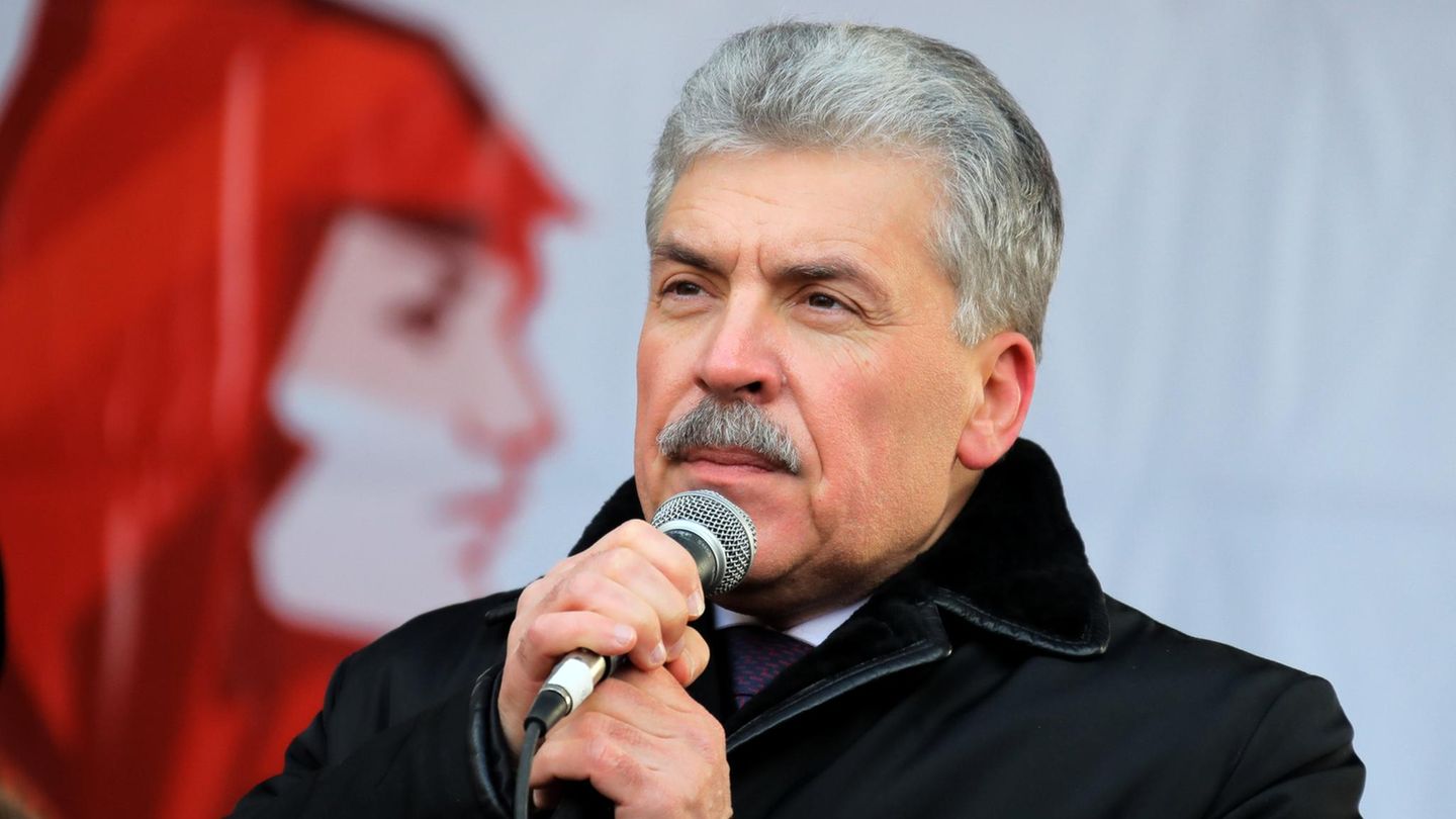 Pawel Grudinin kam mit 11,8 Prozent der Wählerstimmen bei der Präsidentschaftswahl in Russland auf den zweiten Platz