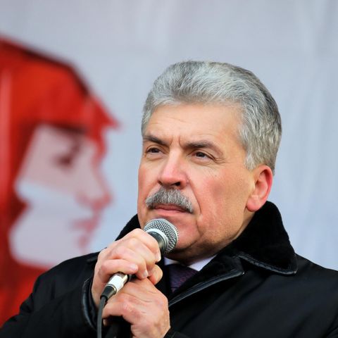 Pawel Grudinin kam mit 11,8 Prozent der Wählerstimmen bei der Präsidentschaftswahl in Russland auf den zweiten Platz