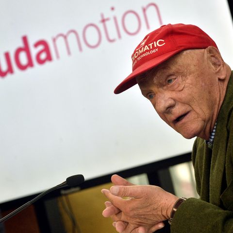 Niki Lauda mit seiner neu gegründeten Firma Laudamotion, die von Ryanair übernommen werden soll
