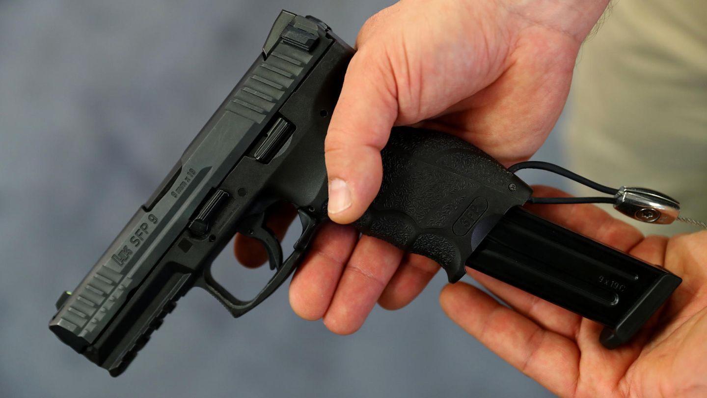 Eine Pistole des deutschen Herstellers Heckler & Koch