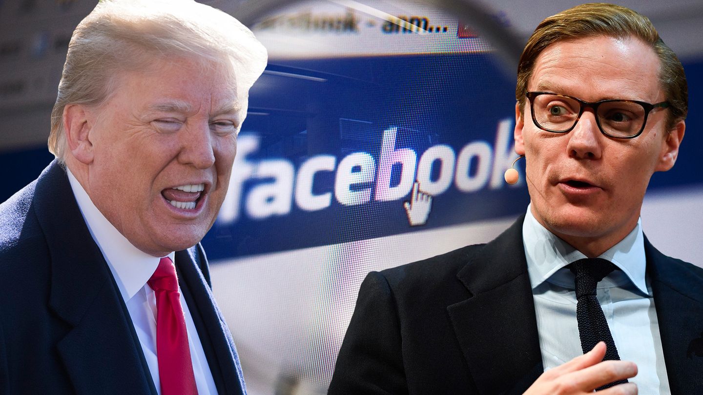 Cambridge Analytica von Alexander Nix (rechts) unterstützte Donald Trump im Wahlkampf.