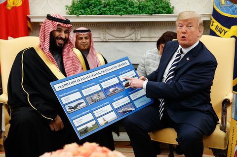 donald trump - mohammed bin salman