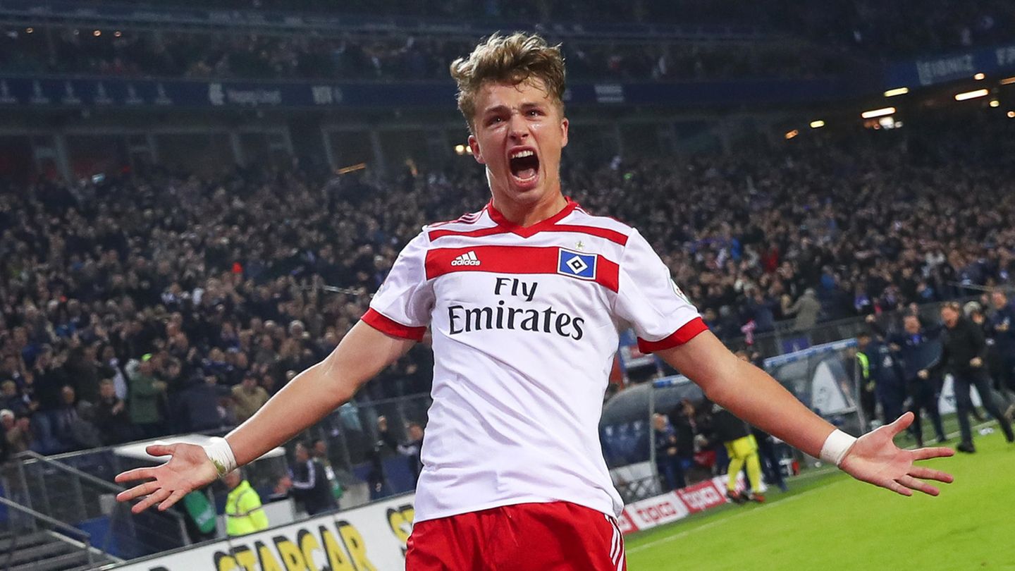 Youngster Fiete Arp vom Hamburger SV