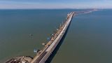 Offenbar soll die Brücke am 9. Mai, dem Tag des Sieges über Nazi-Deutschland, geöffnet werden.