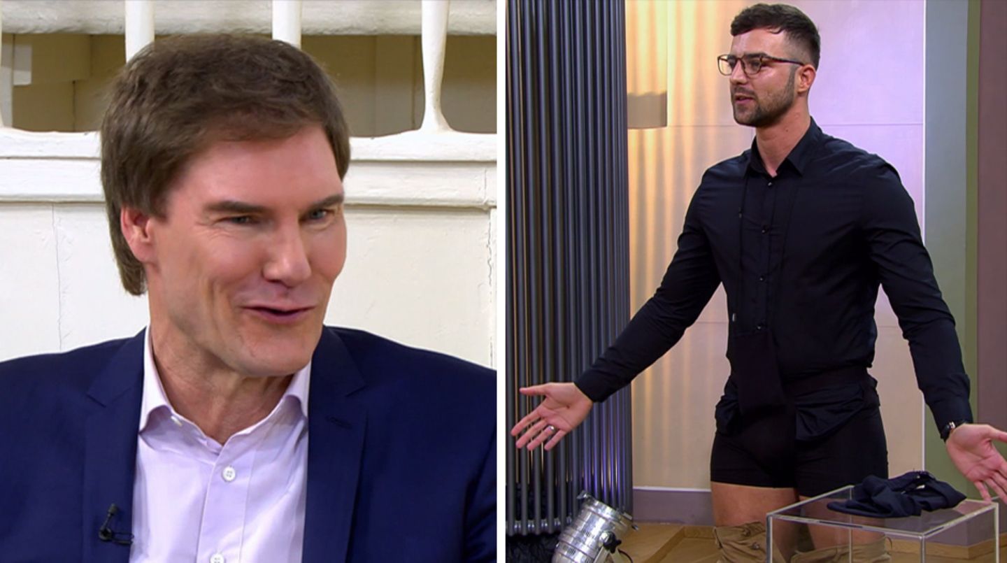 Kandidat Ned läst die Hosen runter, Carsten Maschmeyer amüsiert sich