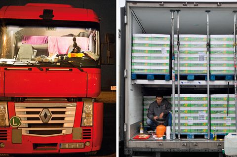 Ihr Lastkraftwagen ist ihr Zuhause: Leben in Einsamkeit und Alkohol
