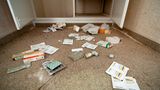 Sanatorium Löhma  In den Räumen befinden sich noch viele Akten, Polstermöbel und Medikamente. Doch das Haltbarkeitsdatum dürfte schon lange abgelaufen sein.