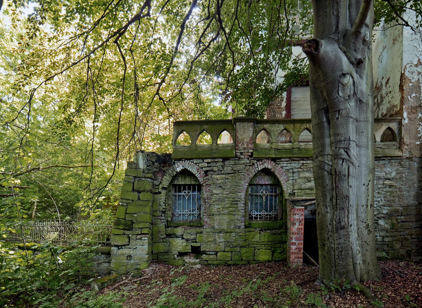 Lost Places in Deutschland: Rittergut Roschütz Nach dem Auszug der adeligen Besitzer übernahmen Großindustrielle das Gebäudeensemble. In der Nazi-Zeit wurde das Rittergut zum Reicharbeitsdienstlager für Mädchen. Nach dem Zweiten Weltkrieg machte die Rote Armee aus dem Anwesen ein Lazarett. Rittergut Roschütz Nach dem Auszug der adeligen Besitzer übernahmen Großindustrielle das Gebäudeensemble. In der Nazi-Zeit wurde das Rittergut zum Reicharbeitsdienstlager für Mädchen. Nach dem Zweiten Weltkrieg machte die Rote Armee aus dem Anwesen ein Lazarett.