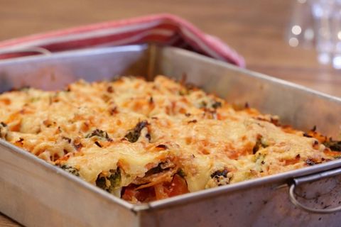 Auflauf überbacken mit Käse