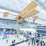 Platz 4: International Airport Hongkong (HKG)  Der Sieger des Jahres 2012, Hongkong, hat in Asien viele Mitbewerber, die alle Top-Niveau besitzen. Im Vorjahr lag der Heimatflughafen von Cathay Pacific noch auf Rang 5.