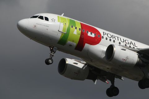 Eine Maschine der TAP Air Portugal. 