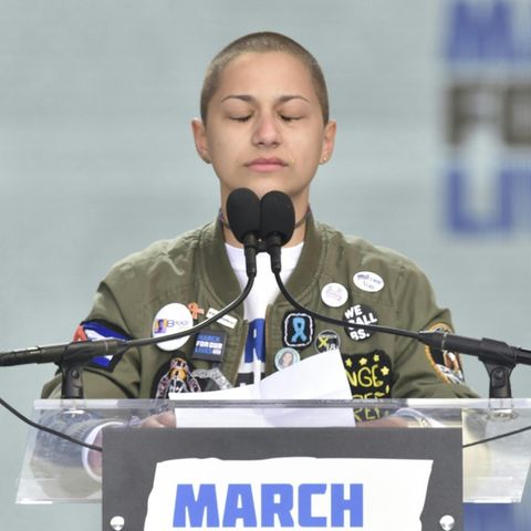 Emma Gonzalez ist das Gesicht des Anti-Waffenprotestes in den USA unter dem Motto "March for Our Lives"