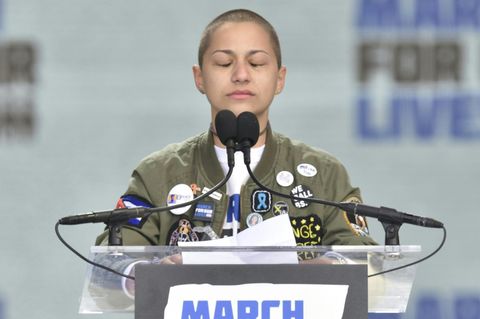 Emma Gonzalez ist das Gesicht des Anti-Waffenprotestes in den USA unter dem Motto "March for Our Lives"