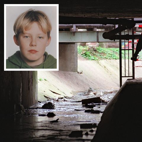 Fundort der Leiche Tristan Brübachs in einer Unterführung in Frankfurt