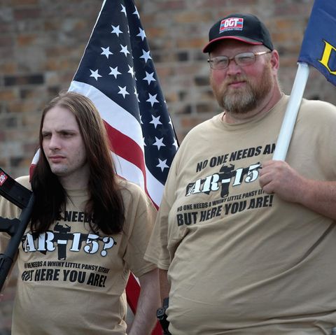Anti-Anti-Waffenprotest in Texas