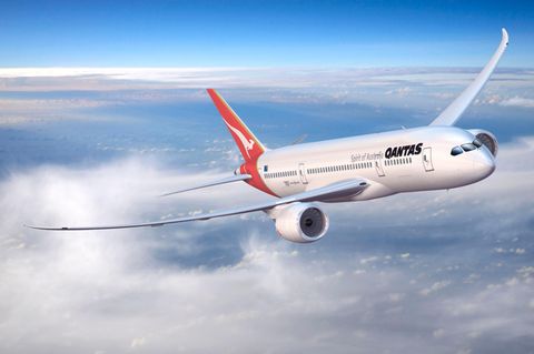 Eine Boeing 787 der australischen Qantas