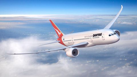 Eine Boeing 787 der australischen Qantas