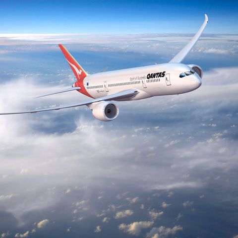 Eine Boeing 787 der australischen Qantas