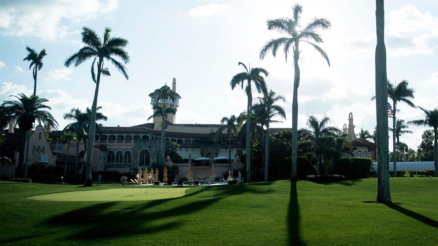 Donald Trumps Golf-Residenz Mar-a-lago in Palm Beach, Florida