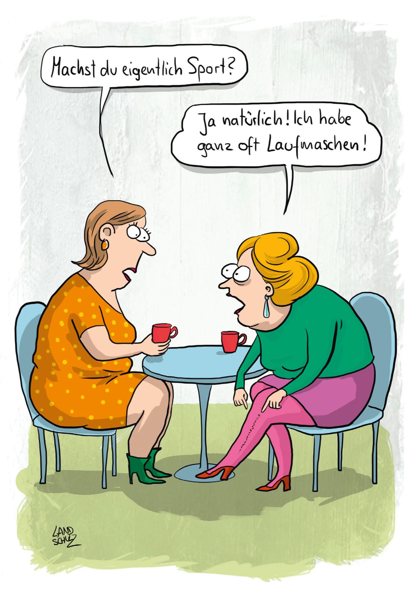 Cartoon-Buch: So macht Älterwerden Spaß